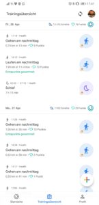 Google-Fit Screenshot